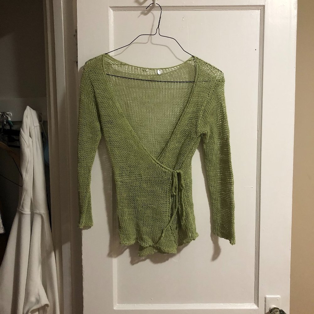 Green Cardigan